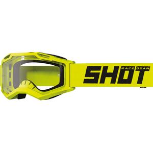 Vaikiški motokroso akiniai Shot Rocket Kid 2.0 fluo yellow (skaidrus stiklas)