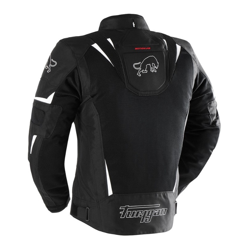 Motociklininko striukė Furygan ULTRA SPARK 3IN1 VENTED+ juoda ir balta