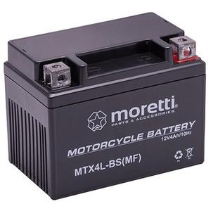 "Moretti MTX4L-BS" priežiūros nereikalaujantis gelinis akumuliatorius, 12 V, 4 Ah