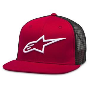 Alpinestars Corp Trucker kepurė raudona ir juoda