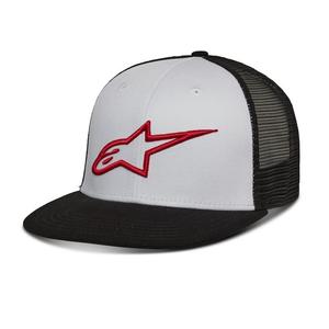 Alpinestars Corp Trucker kepurė balta-juoda-raudona