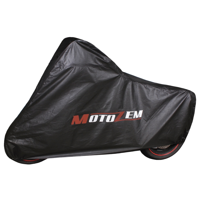 Garažo tentas motociklui MotoZem - juodas
