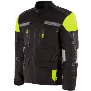 Street Racer All Season Black-Fluo Yellow motociklininko striukė