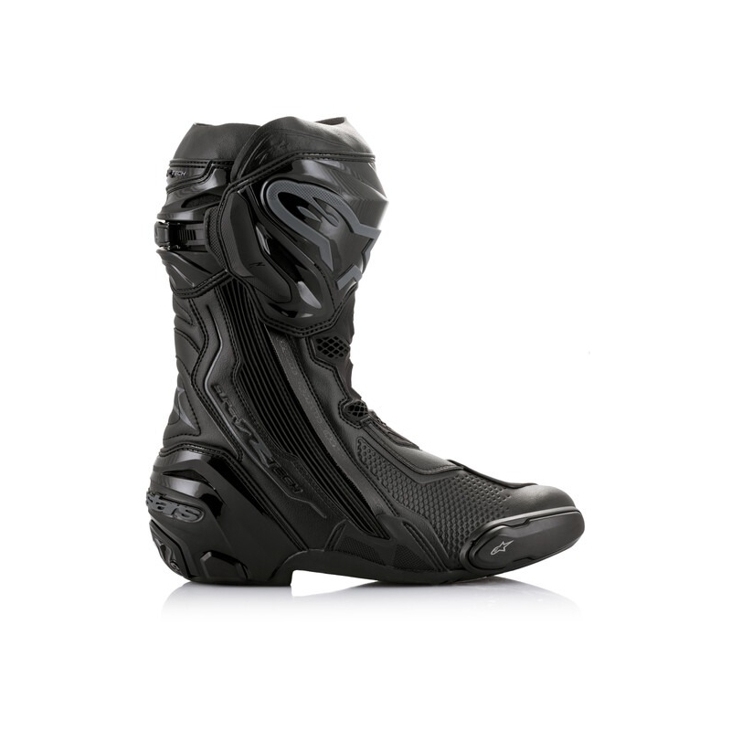 "Alpinestars Supertech R" juodi motociklų batai