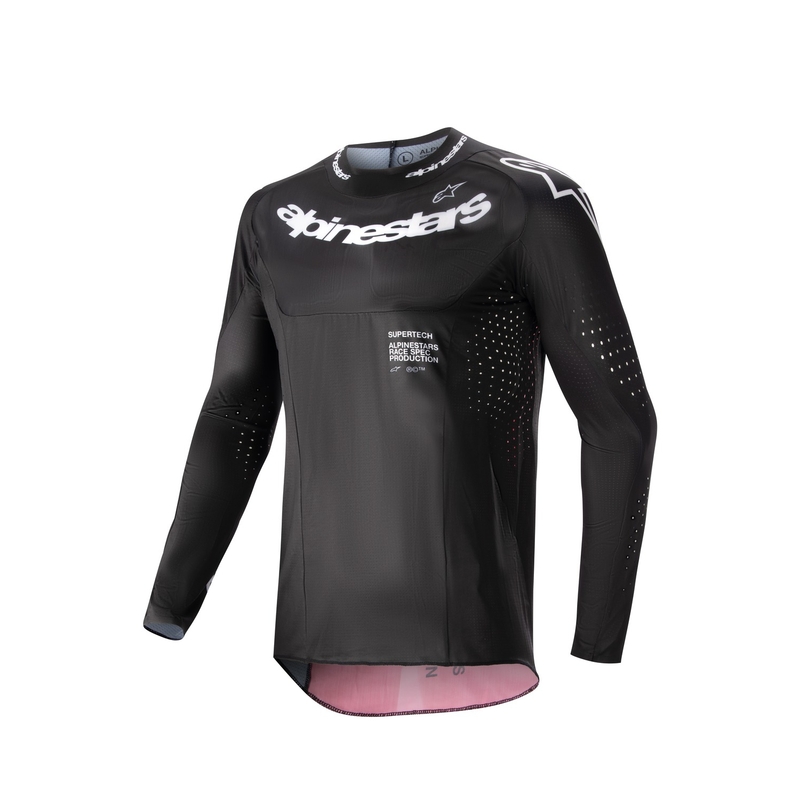 Motokrosový dres Alpinestars Supertech Ward 2024 černo-červeno-bílý