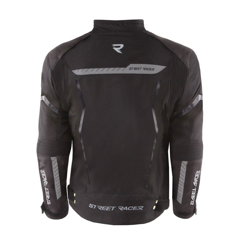 "Street Racer Flex Air" juoda motociklininko striukė
