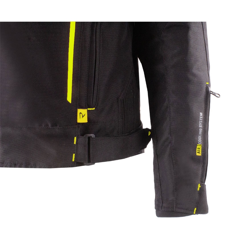 Motociklininko striukė Street Racer Flex EVO black-fluo yellow