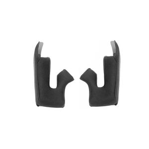 NOX PREMIUM Heritage šalmo skruostų pagalvėlės juodos spalvos