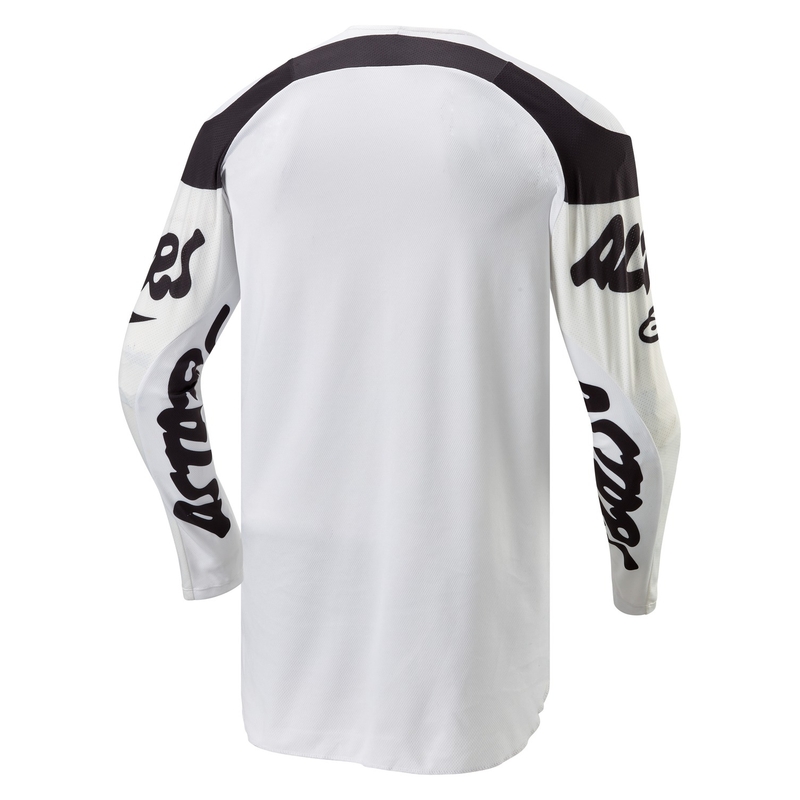 Motokrosový dres Alpinestars Racer Hana bílo-černý