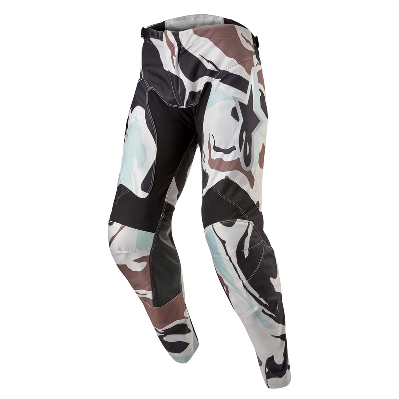 Motokrosové kalhoty Alpinestars Racer Tactical 2024 rezavo camo-šedé