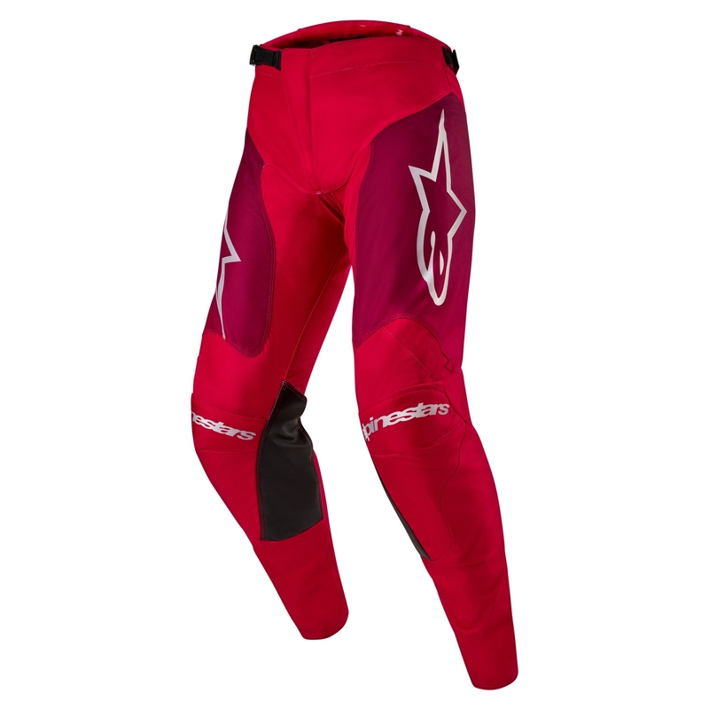 Motokrosové kalhoty Alpinestars Racer Hoen červeno-vínové