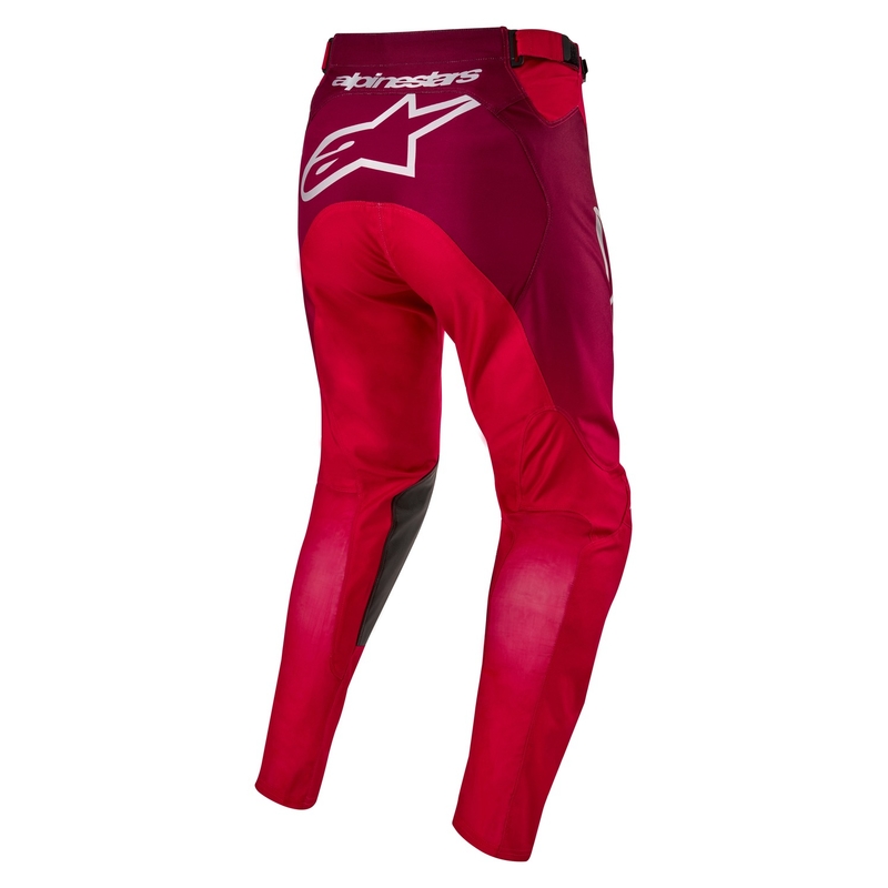 Motokrosové kalhoty Alpinestars Racer Hoen červeno-vínové
