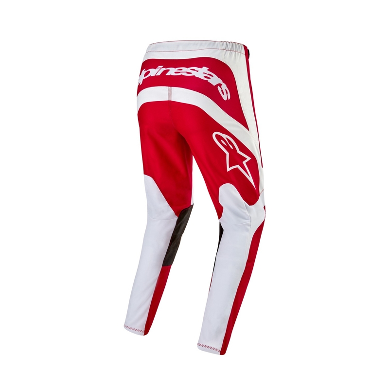 Motokrosové kalhoty Alpinestars Fluid Lurv 2024 červeno-bílé výprodej