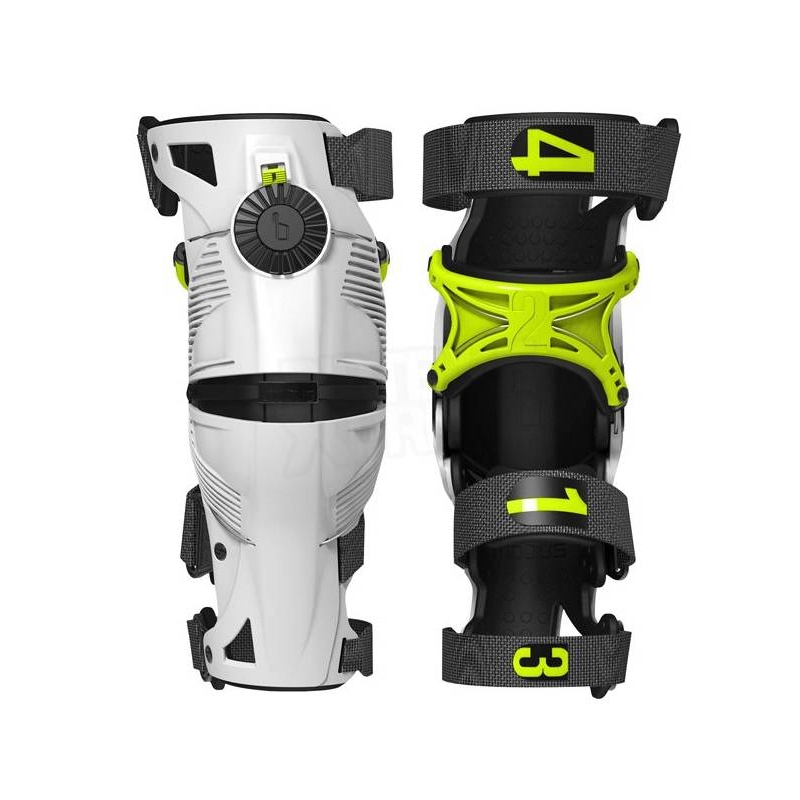 Kolenní ortézy MOBIUS X8 malé velikosti (bílá/žlutá)