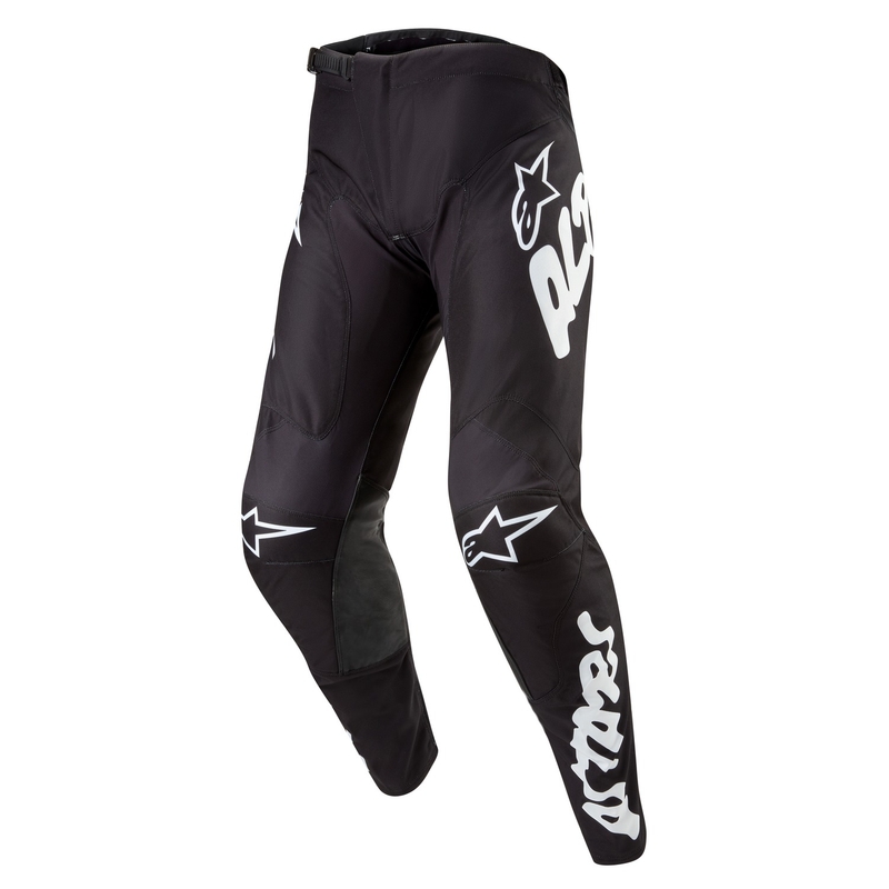 Motokrosové kalhoty Alpinestars Racer Hana černo-bílé