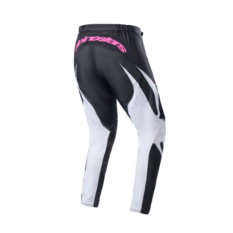 Alpinestars Stella Fluid Motokroso kelnės moterims Juodai baltos