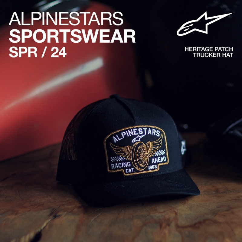 Alpinestars Heritage Patcher kepurė juoda-juoda