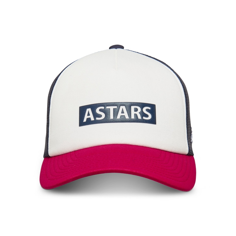 Kšiltovka Alpinestars Clarified Foam bílo-červená