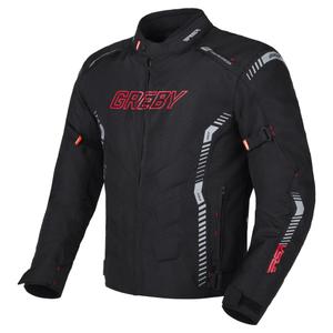 Motociklininko striukė RSA Greby 2 black-grey-red