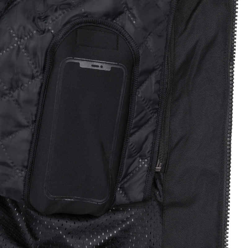 Motociklininko striukė RSA Compact 2 black-grey-white