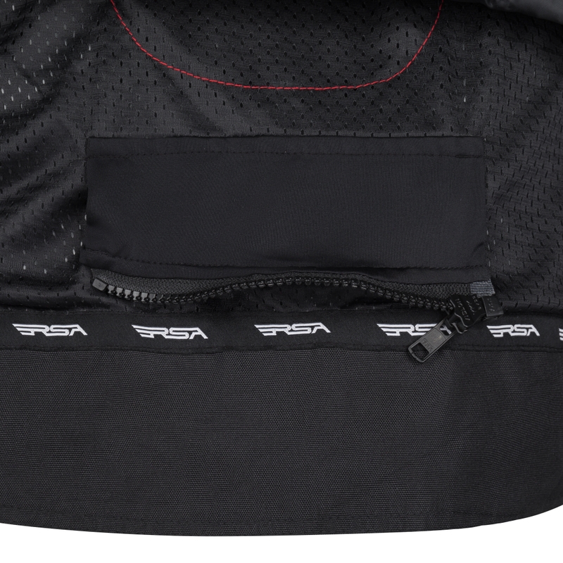 Motociklininko striukė RSA Compact 2 black-grey-white