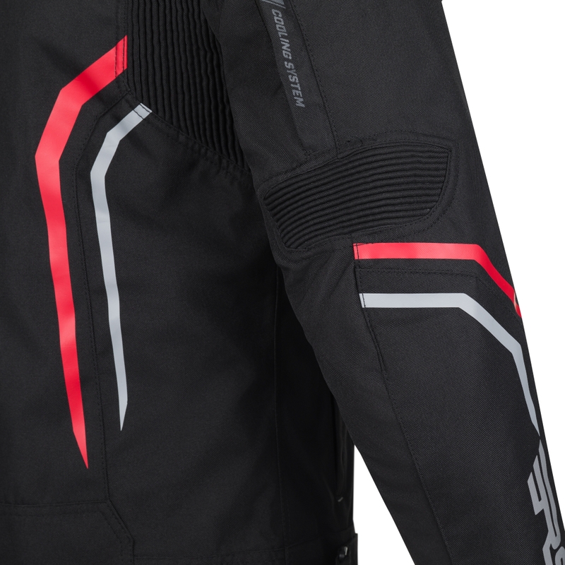 Motociklininko striukė RSA Compact 2 black-grey-fluo yellow