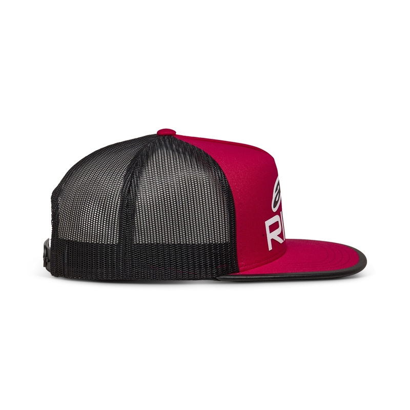Alpinestars Ride 4.0 ER kepurė raudona-juoda-balta