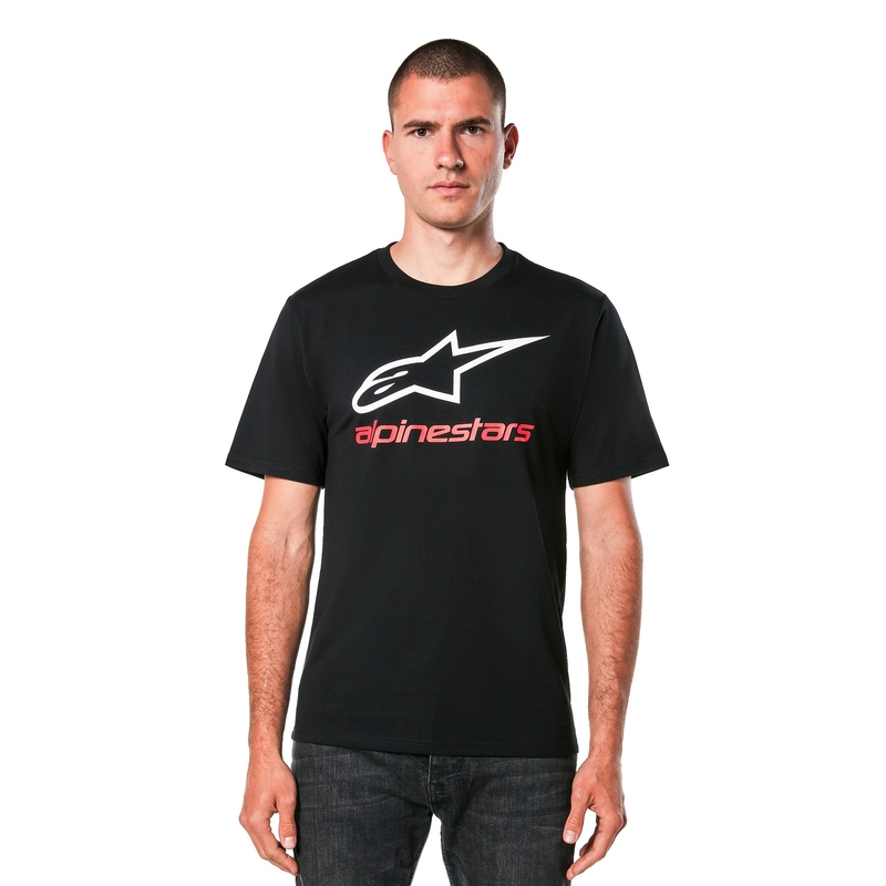 Marškinėliai Alpinestars Always 2.0 CSF black-white-red