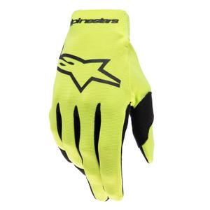 Alpinestars Radar motokroso pirštinės fluo geltonos-juodos spalvos