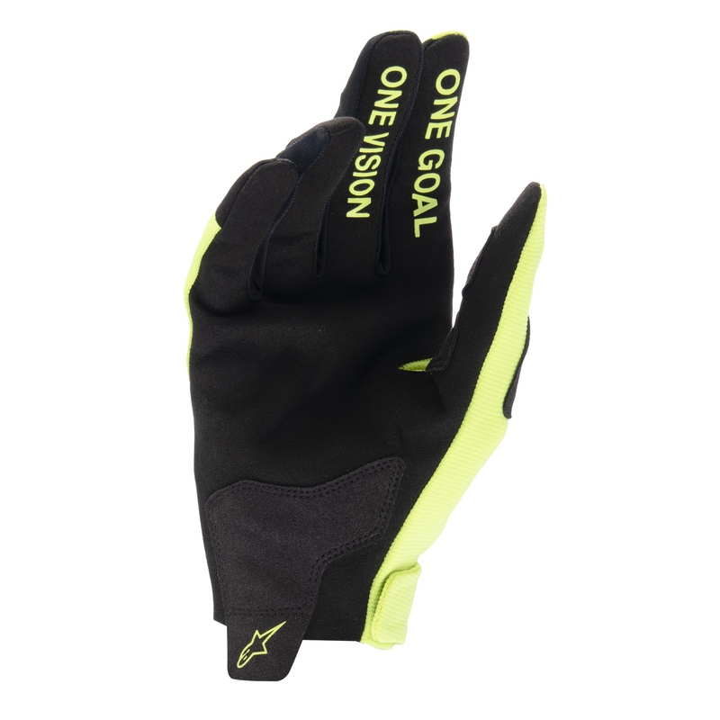 Alpinestars Radar motokroso pirštinės fluo geltonos-juodos spalvos