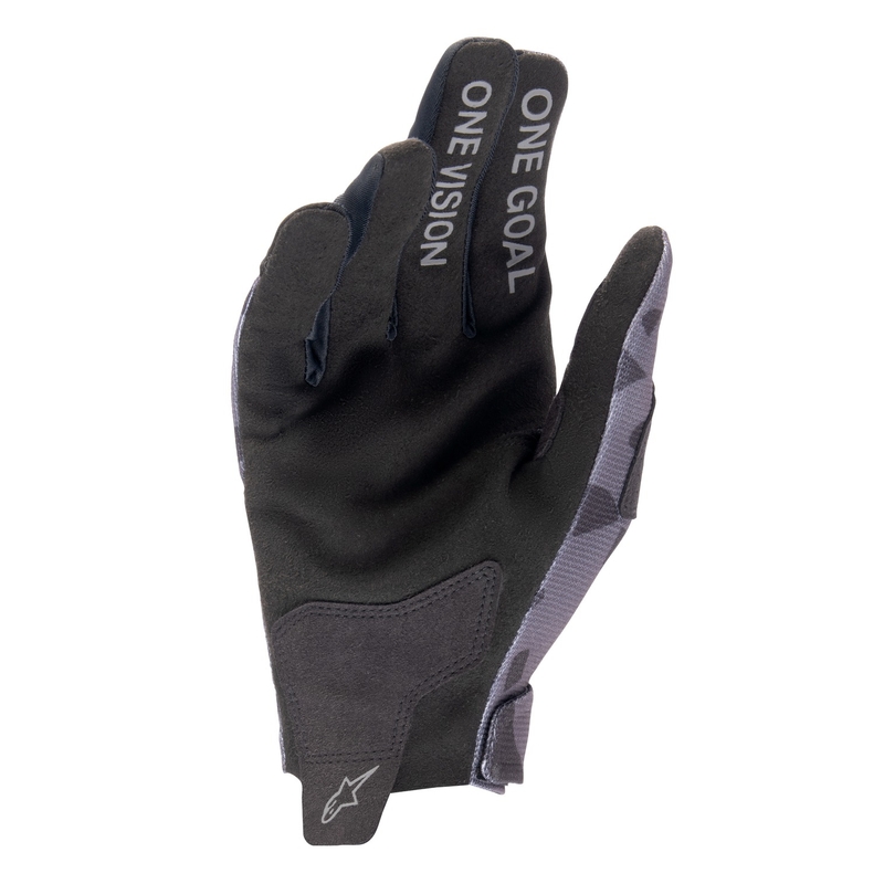 Motokrosové rukavice Alpinestars Radar šedá camo-černé