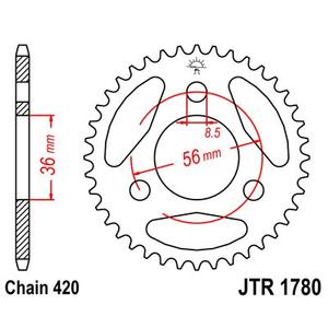 Řetězová rozeta JT 28 zubů, 420