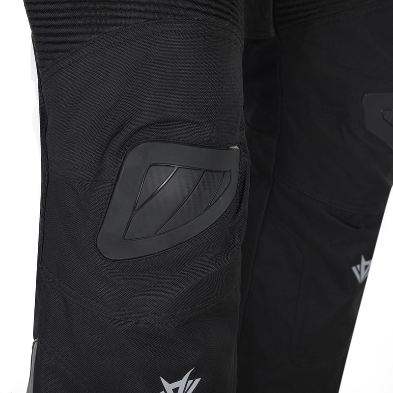 RSA Rider motociklininko kelnės juodai baltos spalvos