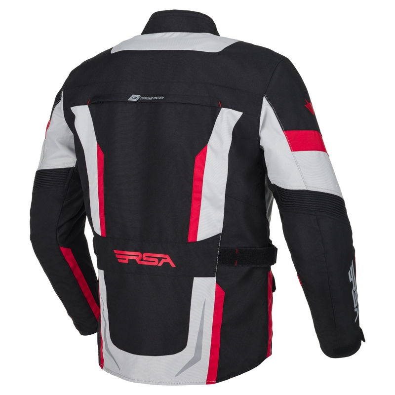 Motociklininko striukė RSA EXO 2 black-grey-red