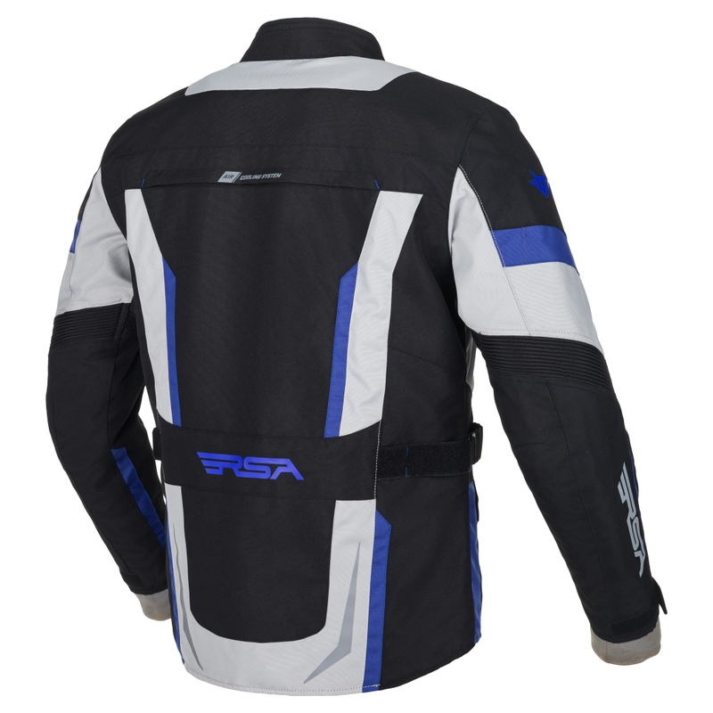Motociklininko striukė RSA EXO 2 black-grey-blue