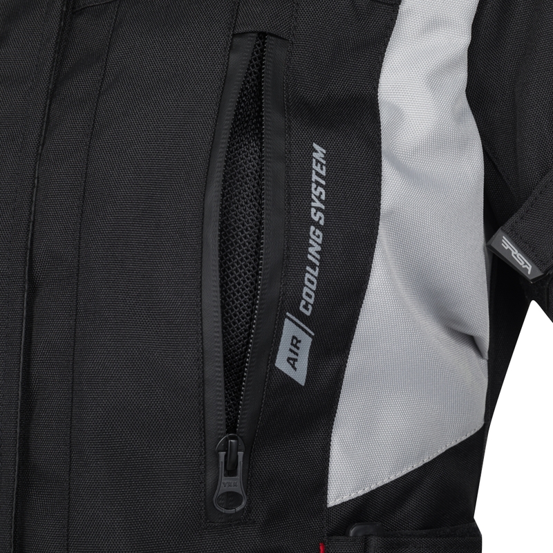 Moteriška motociklininko striukė RSA EXO 2 black-grey-red