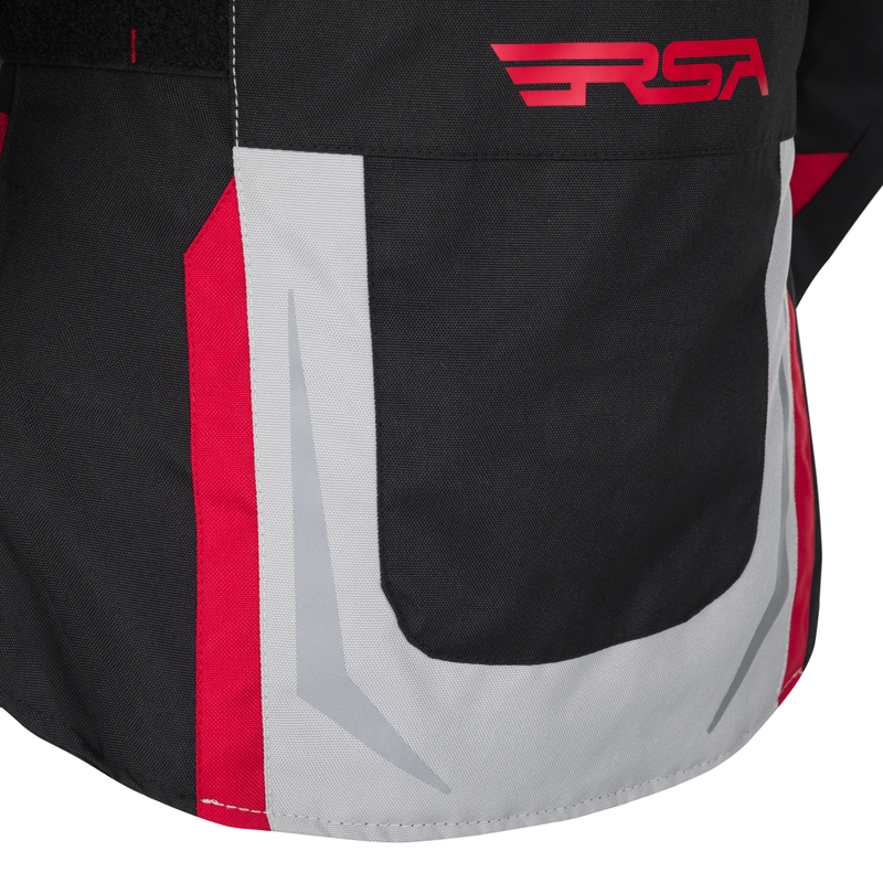 Moteriška motociklininko striukė RSA EXO 2 black-grey-red