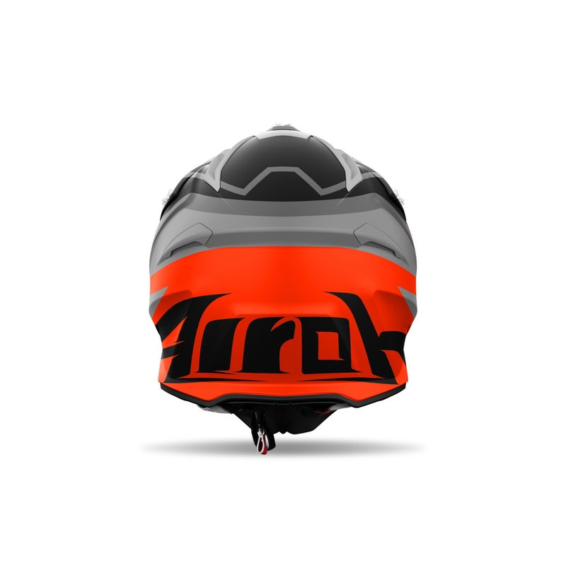 Motokroso šalmas Airoh Aviator Ace 2 Ground matinis oranžinis