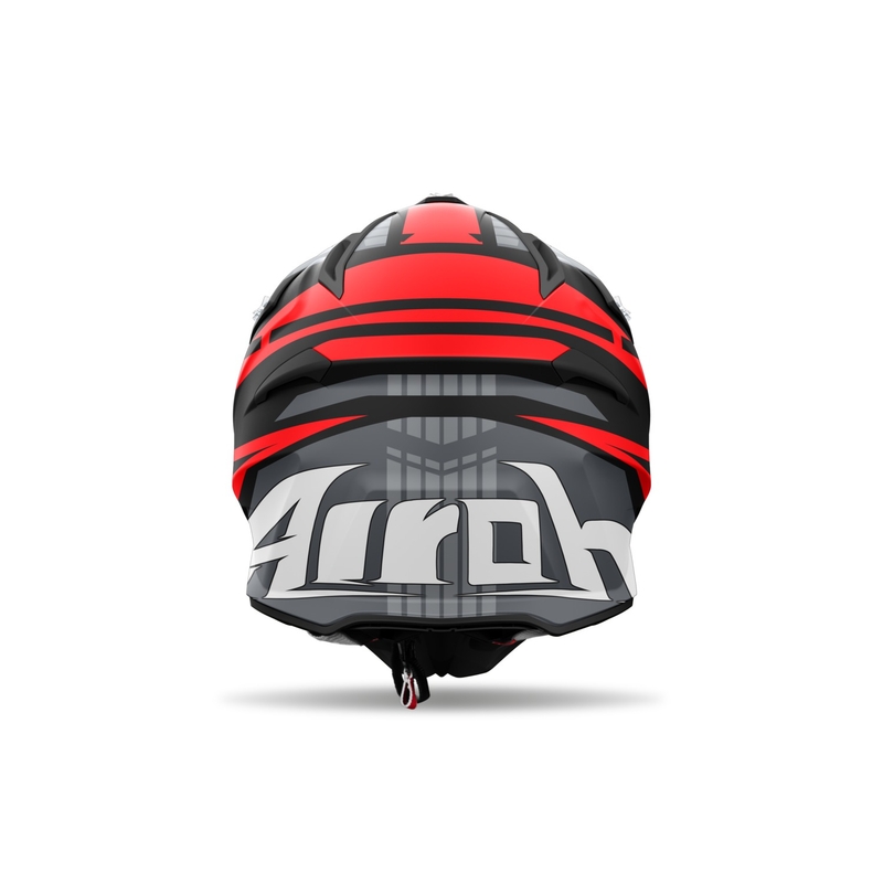 Motokroso šalmas Airoh Aviator Ace 2 Proud matinės raudonos spalvos