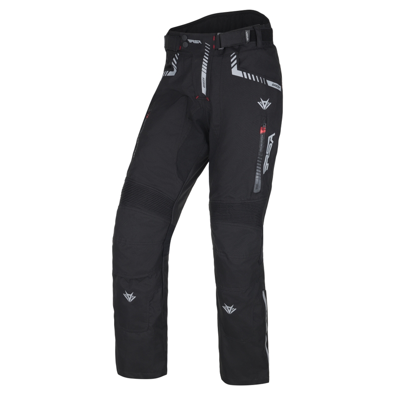 Motociklininko kelnės RSA Greby 2 black extended