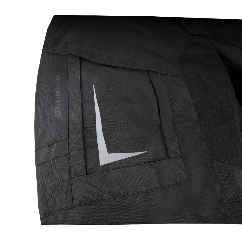 "Street Racer Hilax" juodos motociklininko kelnės