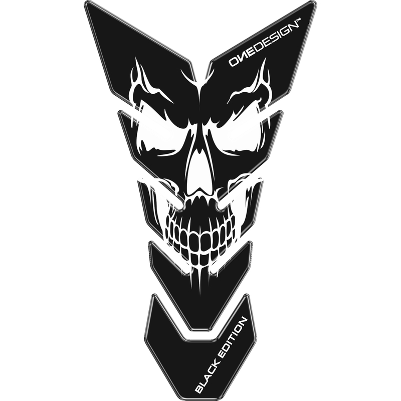 Degalų bako dangtelis Spausdinti - Skull 5