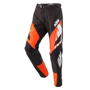 KTM Pounce Motokroso kelnės juodai oranžinės-baltos