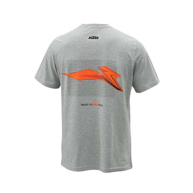 Marškinėliai KTM Grid Tee pilki išpardavimas