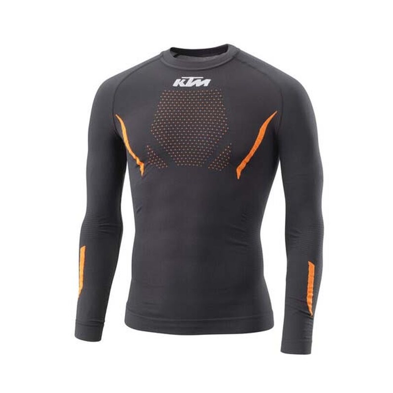 Funkciniai marškinėliai KTM Summer Performence Long black-orange