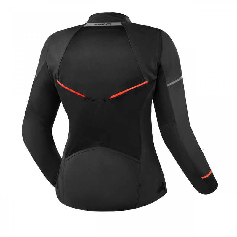 Moteriška motociklininko striukė Shima X-MESH 2.0 black-red