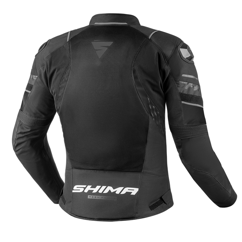 Motociklininko striukė Shima MESHPRO 2.0 juoda
