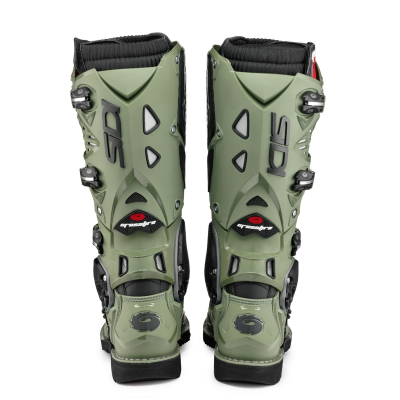 Boty na motorku SIDI CROSSFIRE 3 zeleno-černé