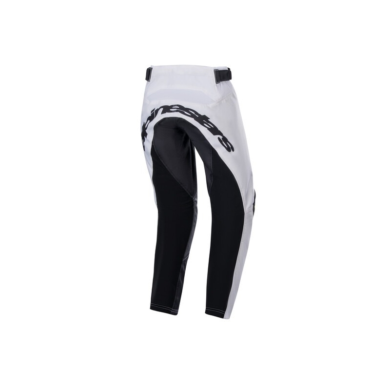 Alpinestars Racer Lucent Vaikų motokroso kelnės balta-juoda-geltona