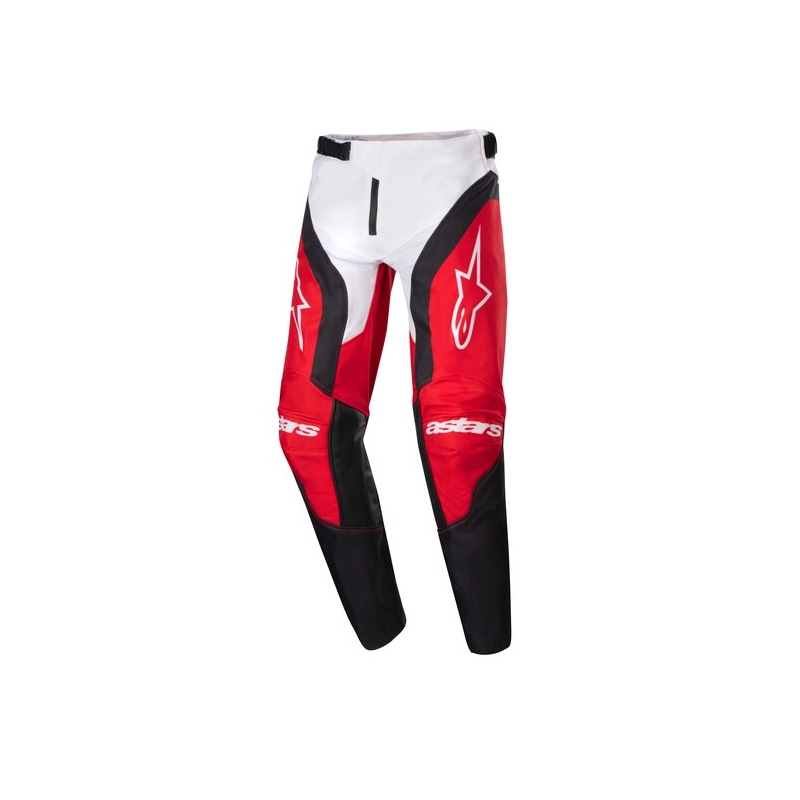 Dětské motokrosové kalhoty Alpinestars Racer Ocuri 2024 červeno-bílo-černé